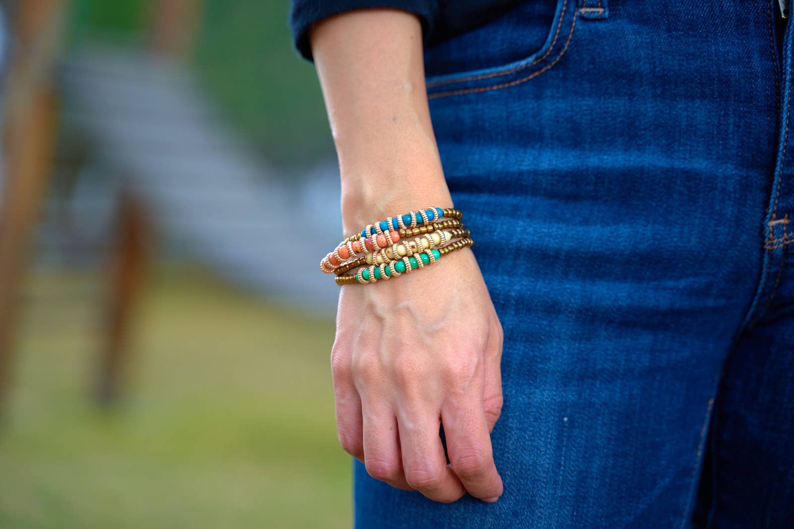 Terra Natural Designs - Wholesale Beaded Bracelet - Bracelets - $7.95 - Case of Four0