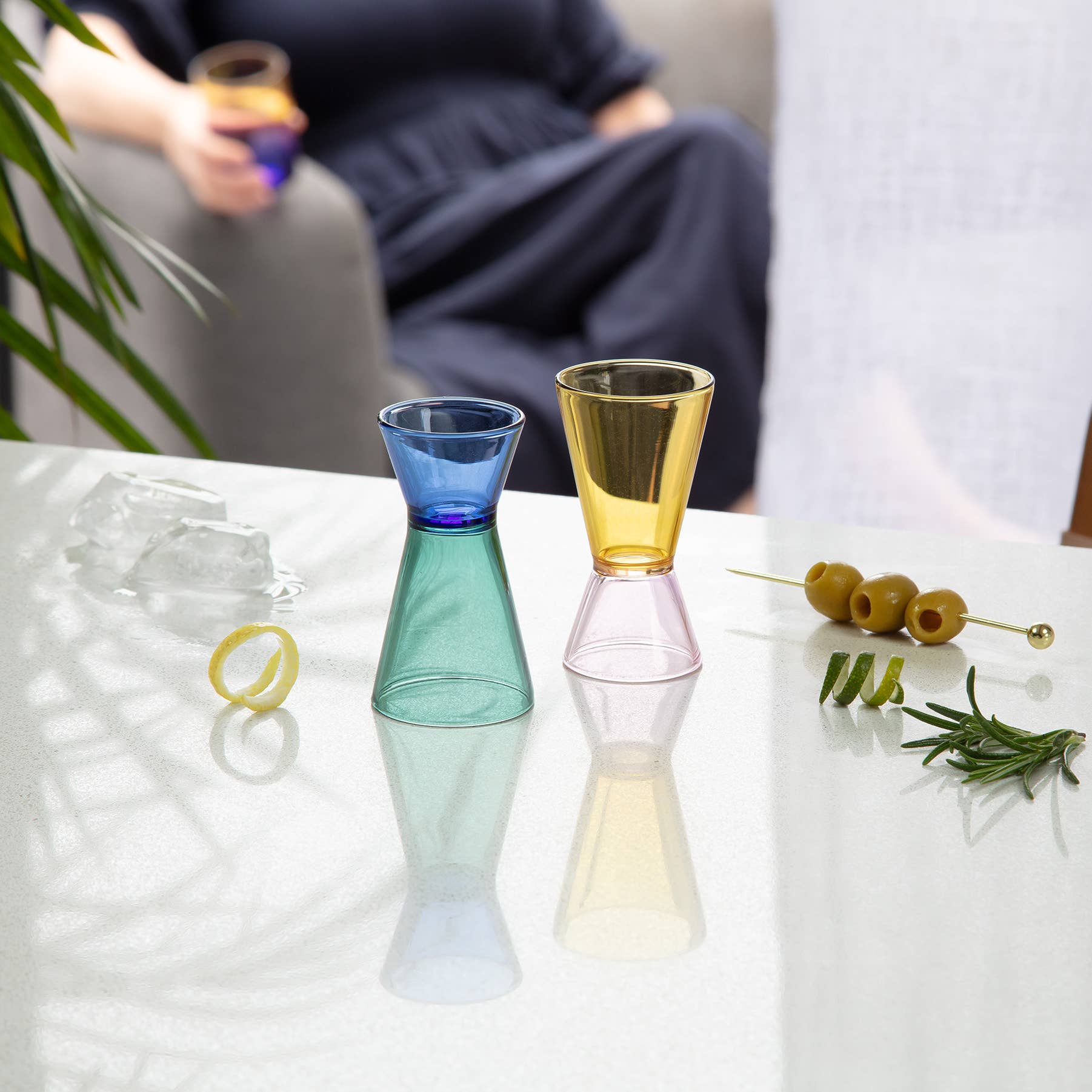 Block Design - Wholesale Jigger - Duo Tone Cocktail Jigger5