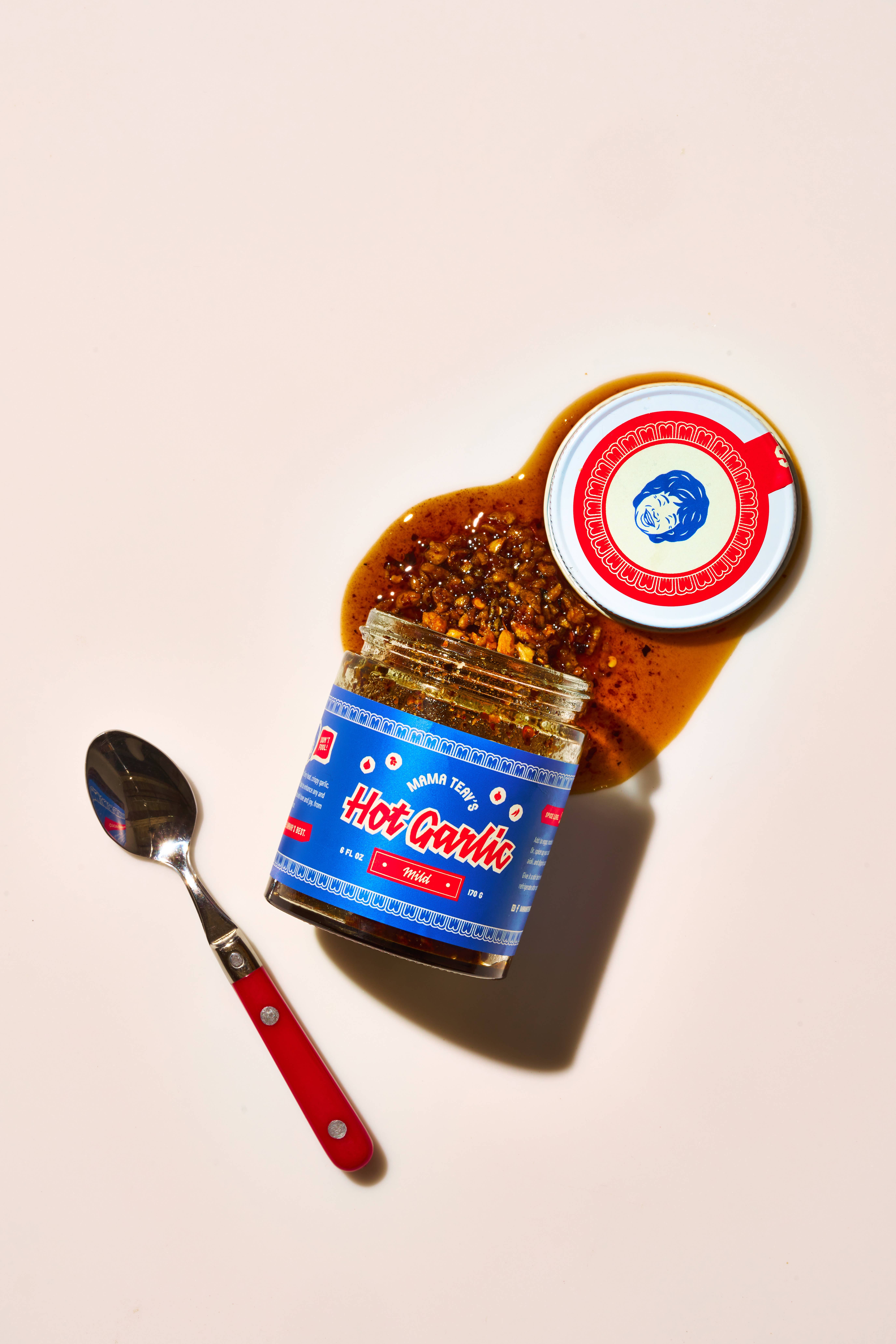 Mama Teav's - Wholesale Hot Sauce - Hot Garlic Chili Crisp - MILD - All Natural1