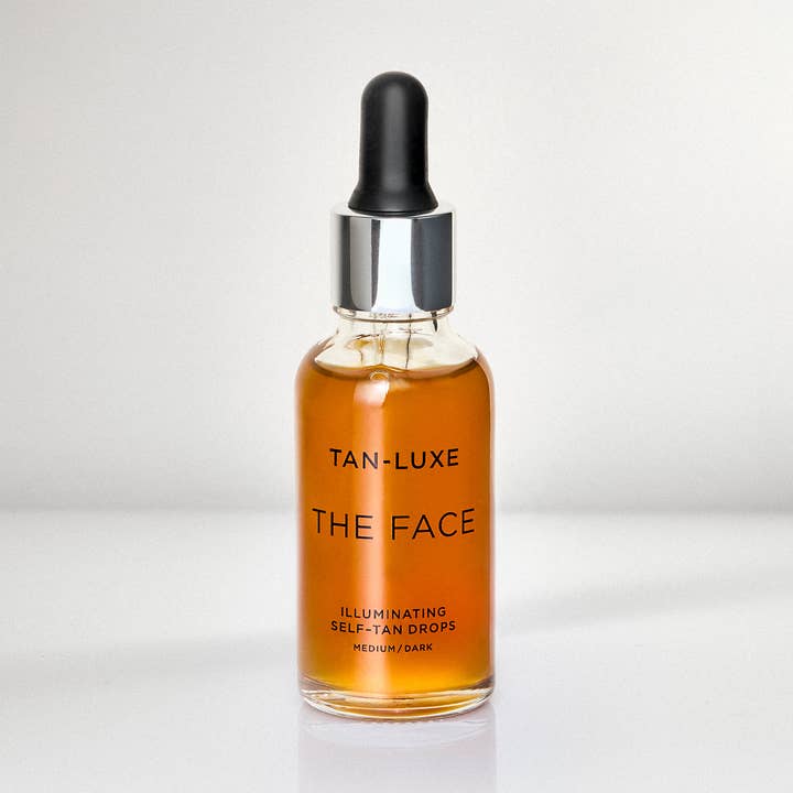 Tan-Luxe The Face Illuminating Self-Tan Drops Medium/Dark for engroshandel hos MDV Shop