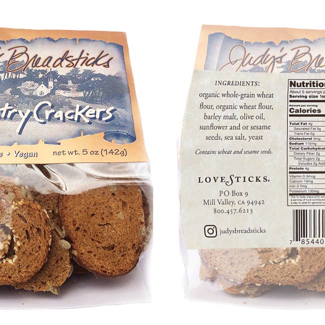 Judy's Breadsticks / Lovesticks - Wholesale Crackers - Country Crackers - 5oz2