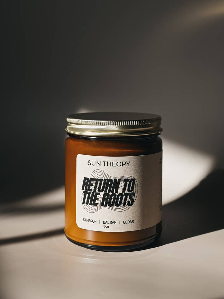Return to the Roots - 8oz Soy Candle for wholesale by Sun Theory