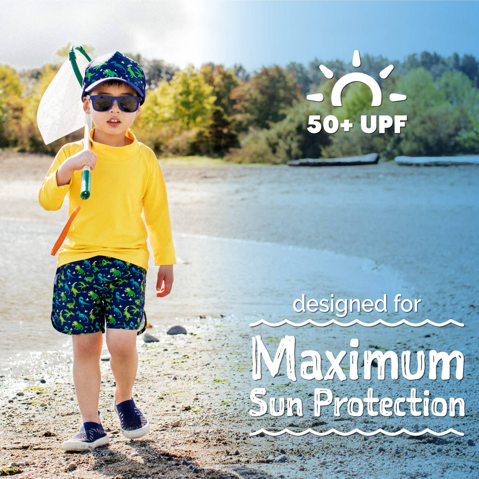 Jan & Jul - Wholesale Swim Shorts - Kids - Dinoland | UV Swim Shorts4