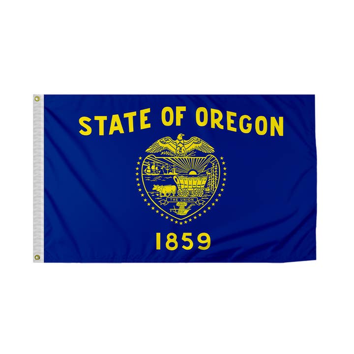 AGAS Oregon State Flag 6x10 ft - Printed 200D Nylon for wholesale by AGAS MFG INC