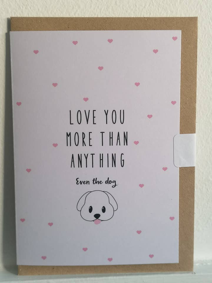 Amo-te mais do que tudo (até mais do que o cão) por atacado de Sassy Jac