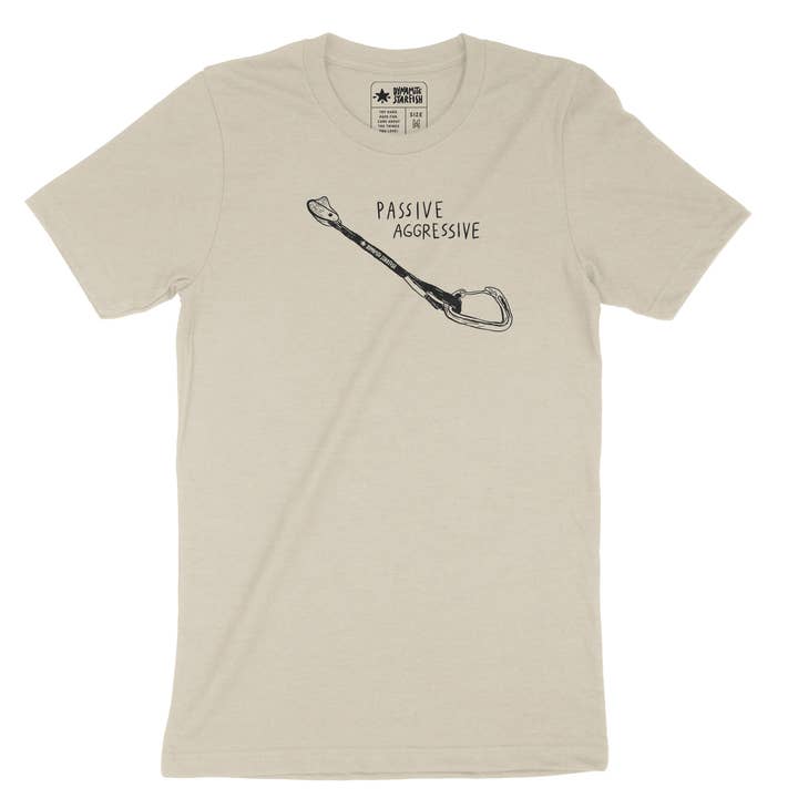 Camiseta unissex com gola redonda passiva agressiva Tricam por atacado de Dynamite Starfish