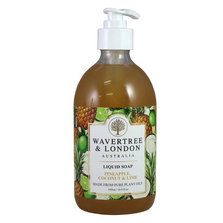 Wavertree & London Pineapple Coconut Lime Liquid Soap for wholesale by Wavertree & London