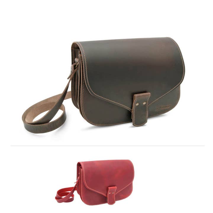 ”San Diego” vintage läder handväska för wholesale av Thielemann Leather Manufacturer