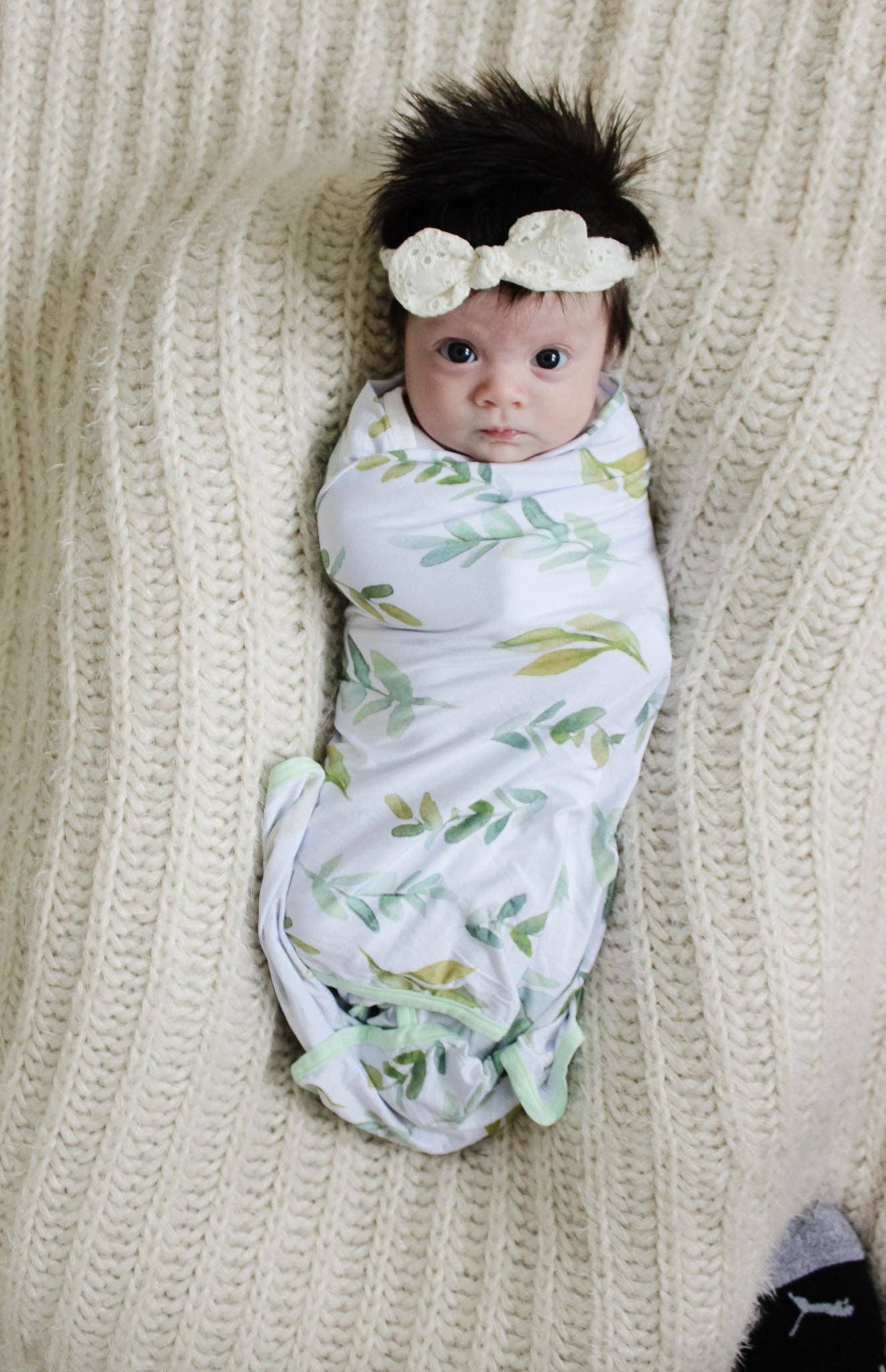 NODNAL Co. – wholesale Swaddle – Baby – Bamboo Swaddle Blanket in Rainbow11