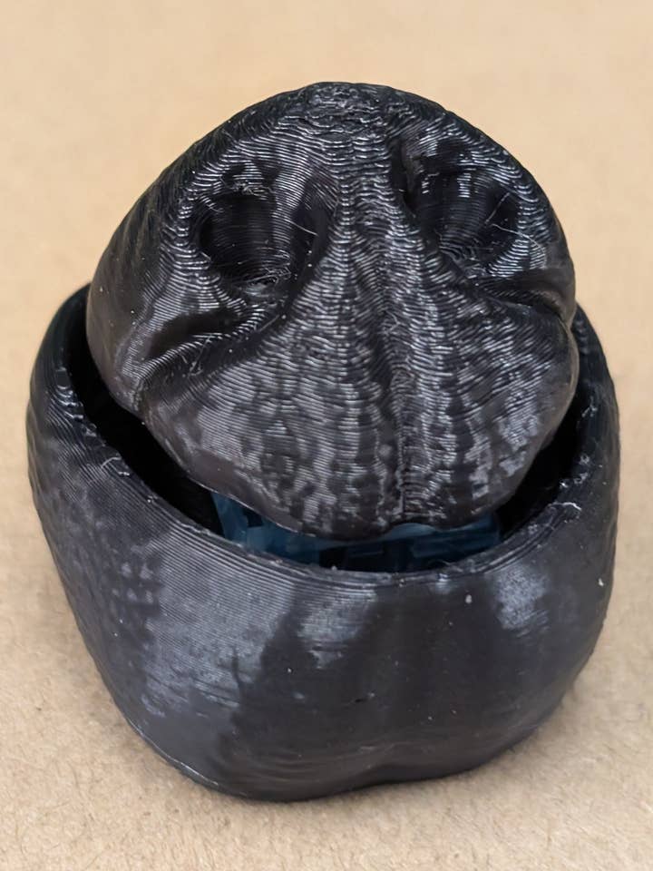 Boop the Snoot Fidget Clicker Keychain for wholesale by Sapphic Space