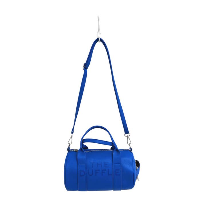 Superbia – wholesale Crossbody bag – Women's – Small Soft Duffle Bag with Long Strap Silver Hardware-665515