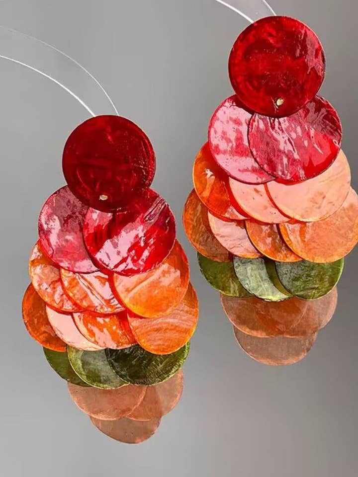 Earwish - Colorful Tassel Earrings - Shine & Beachy for wholesale by Funkyrel® Atzbranding Limited