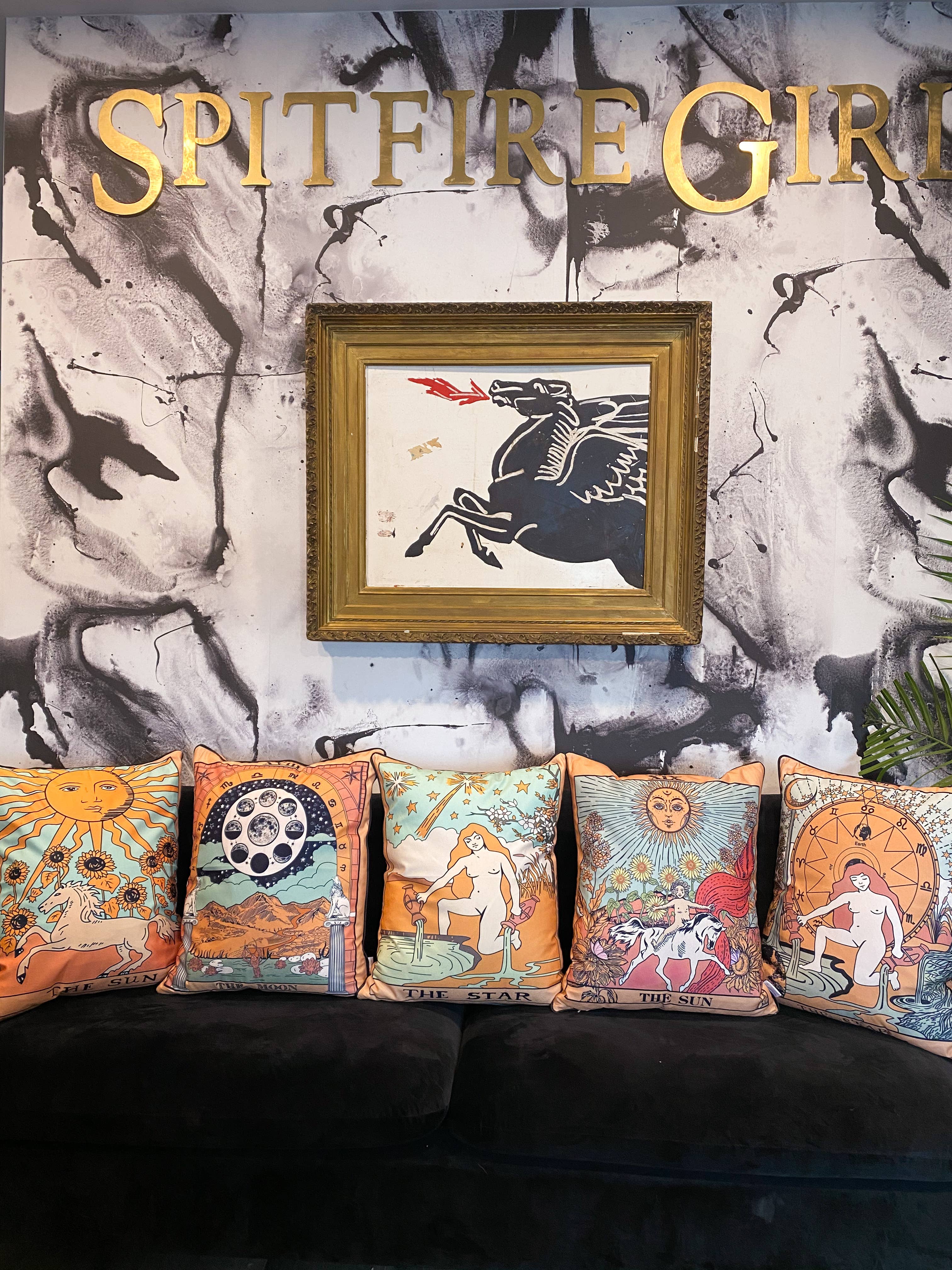 Spitfire Girl - Wholesale Throw Pillow Cover - Tarot Pillow Cases4