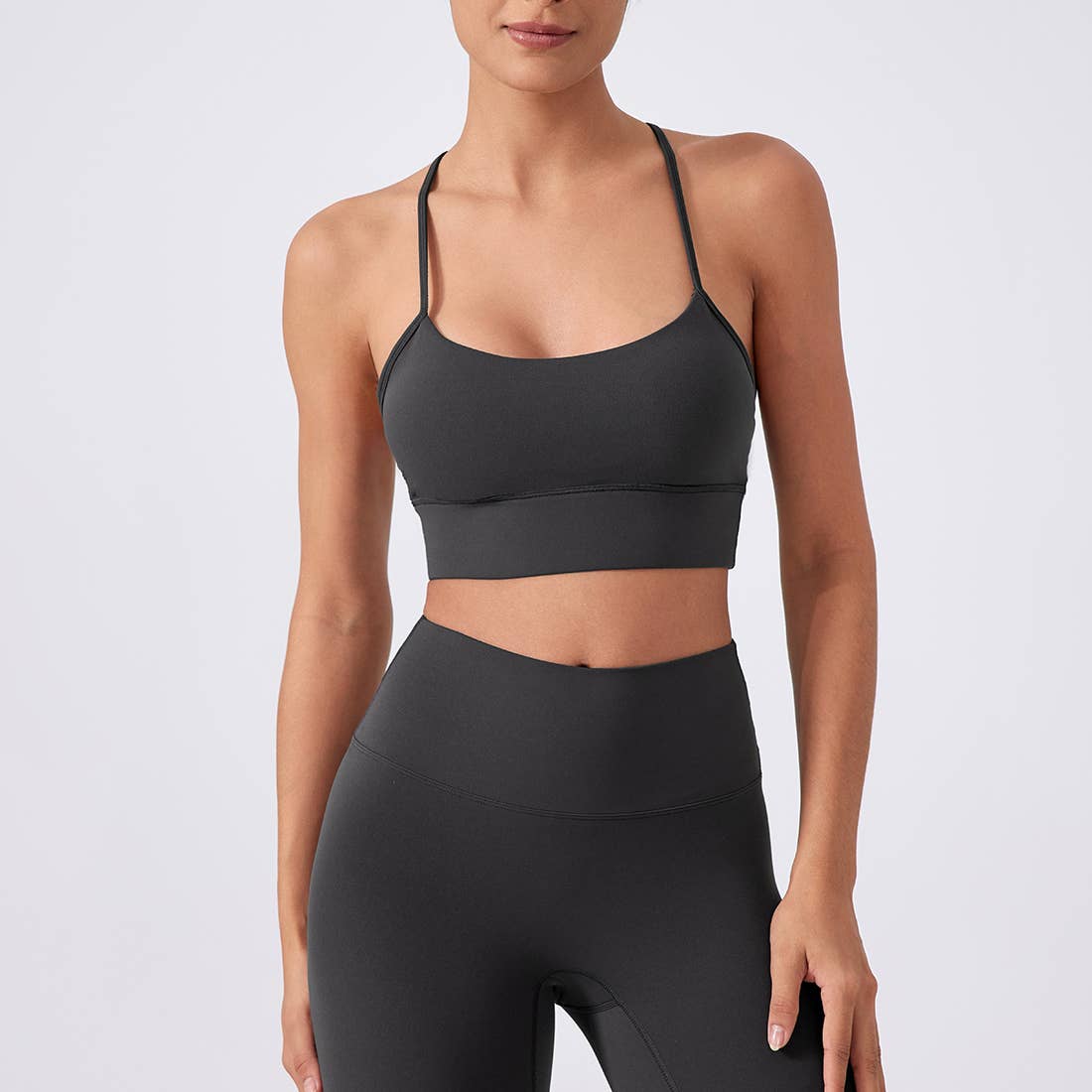 Sodalemon – Sutiã desportivo - Mulher por atacado – Top de Yoga Feminino com Bojo, Costas em Y e Tecido Elástico Respirável14