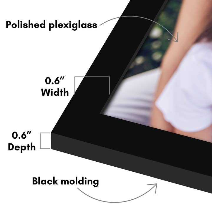 Americanflat - Wholesale Picture Frame - Americanflat 5 Pack Picture Frames Plexiglass Cover30