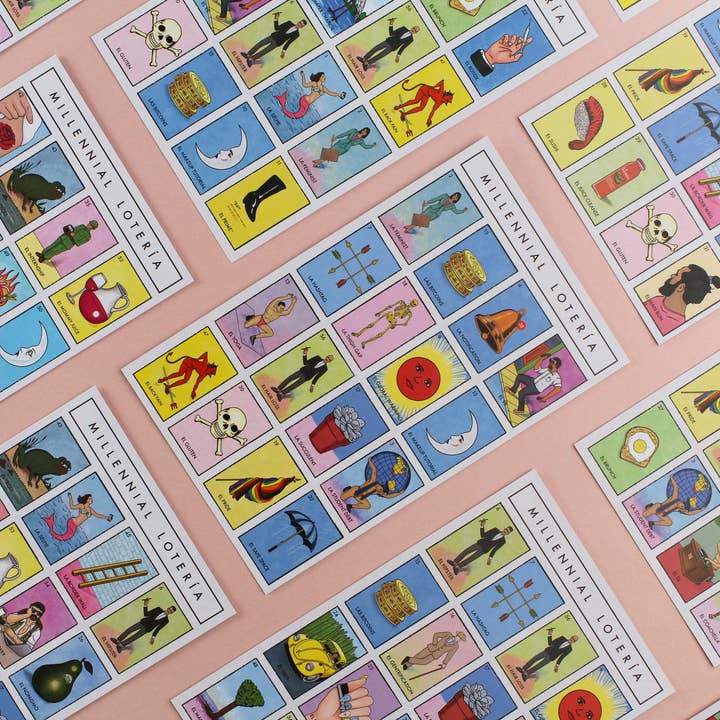 Blue Star Fun - Wholesale Card Game - Millennial Loteria Board Game: El Midlife Crisis Expansion