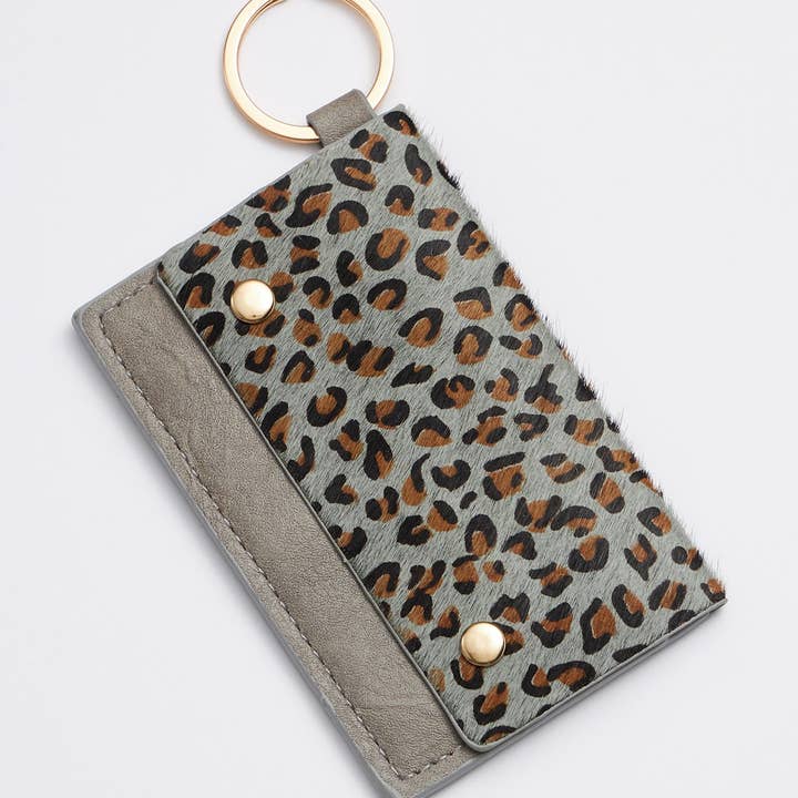 Frem - Wholesale Keychain - Women's - Chic Animal Print Card Holder Keychains5