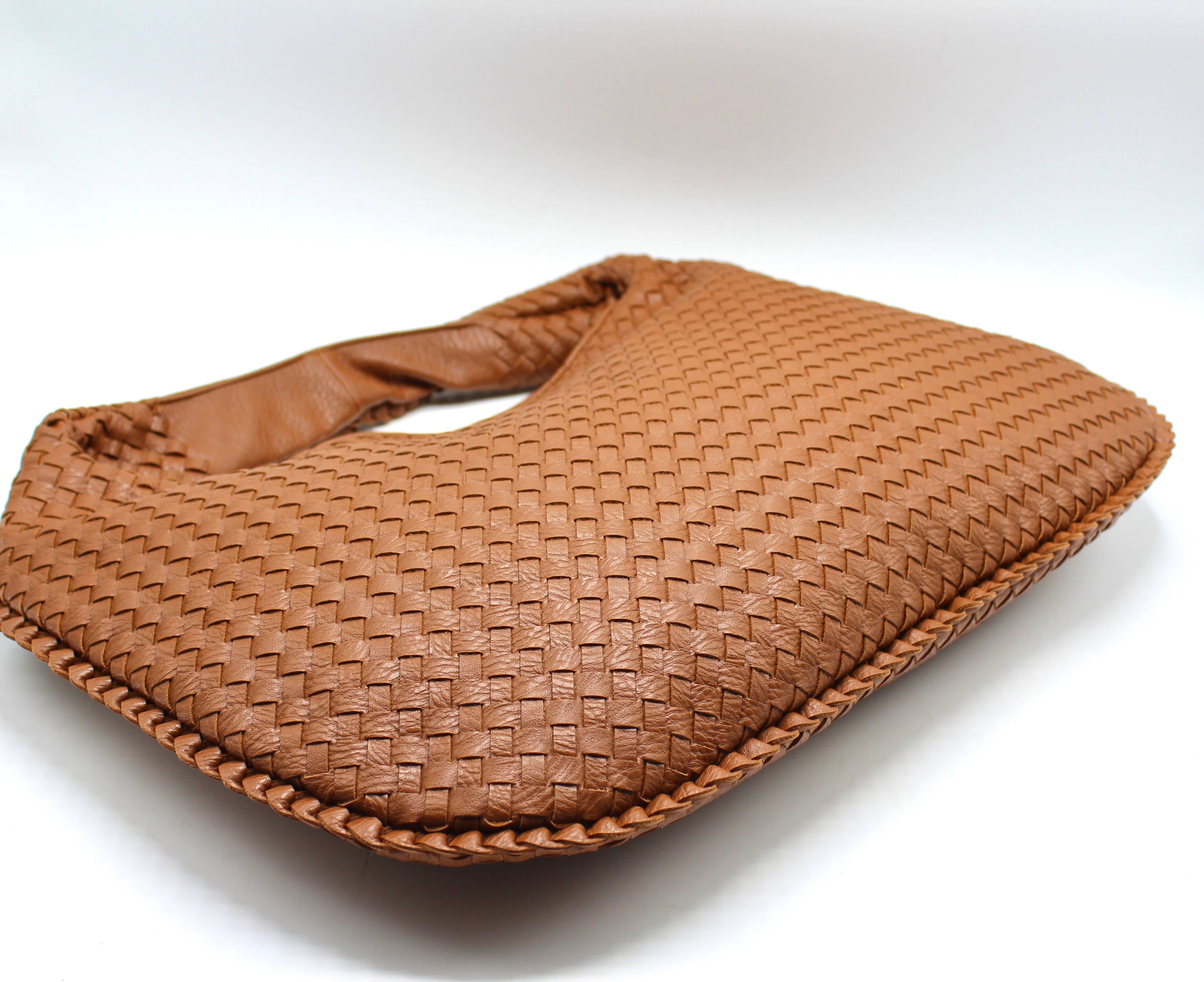 Sook Stainable - Wholesale Shoulder Bag - Women's - Big Size Vegan Leather Woven Tote Shoulder Bag3