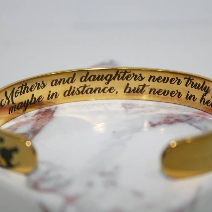 Mães e filhas Dia dos Namorados Bracelete Pulseira Punho por atacado de SoulfulMemory