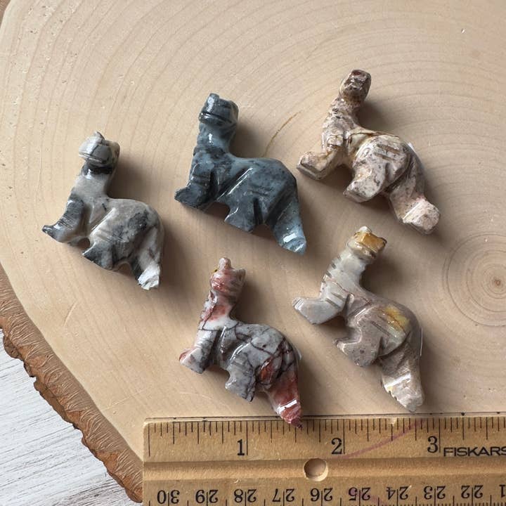 Pebble House - Wholesale Spiritual Stone/Crystal - Soapstone Animal Carving 30+ Varieties - Crystals & Stones62