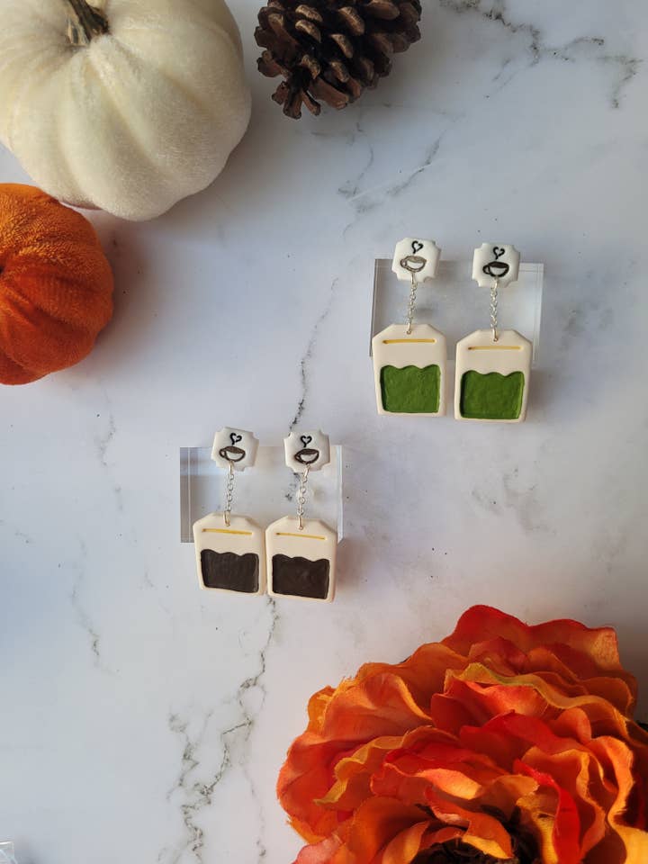 Spill the Tea Earrings for wholesale by Kraft Kraken