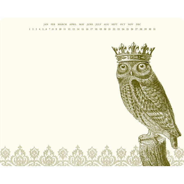Bloc-notes Royal Owl Mousepad pour la vente par Alexa Pulitzer