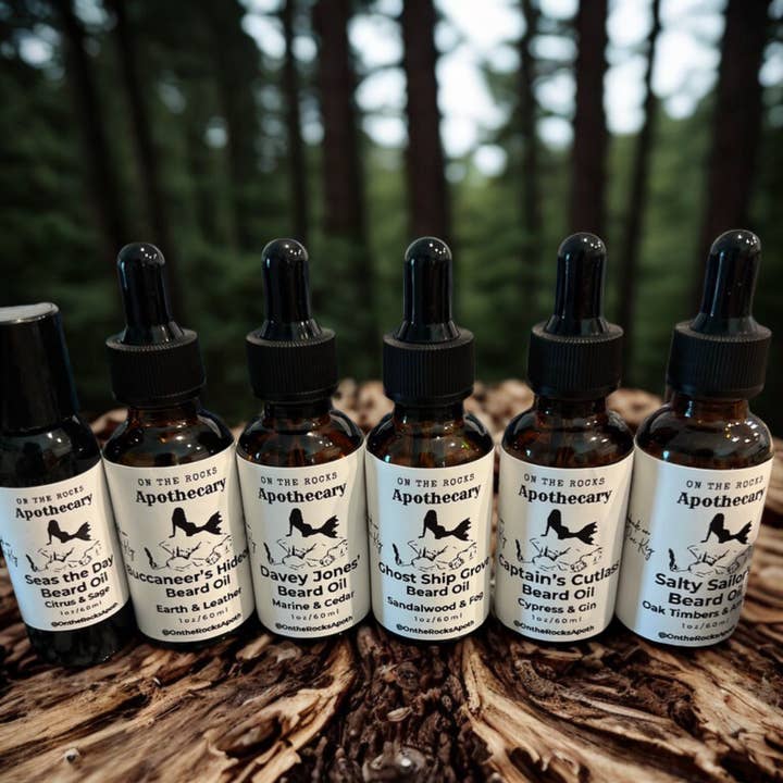 Beard Oil - Handcrafted for wholesale by On the Rocks Apothecary