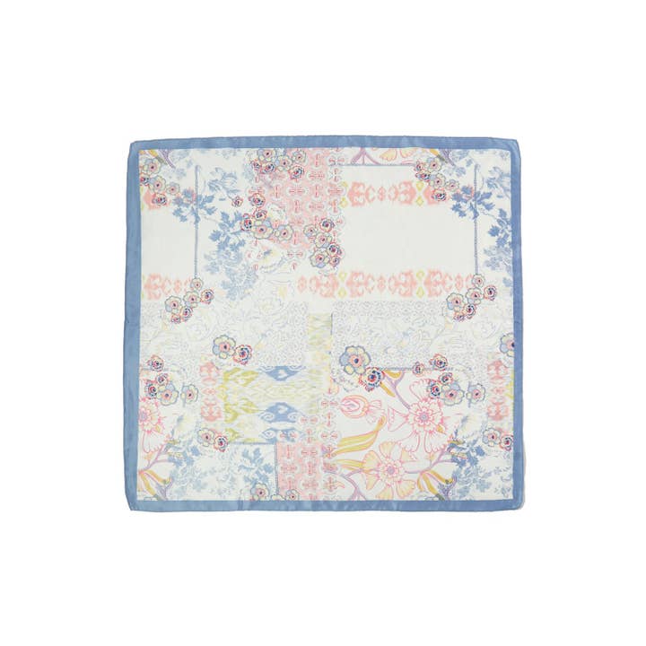 Collections by Fame Accessories - Wholesale Bandana - Women's - Abstract Floral Print Bandana