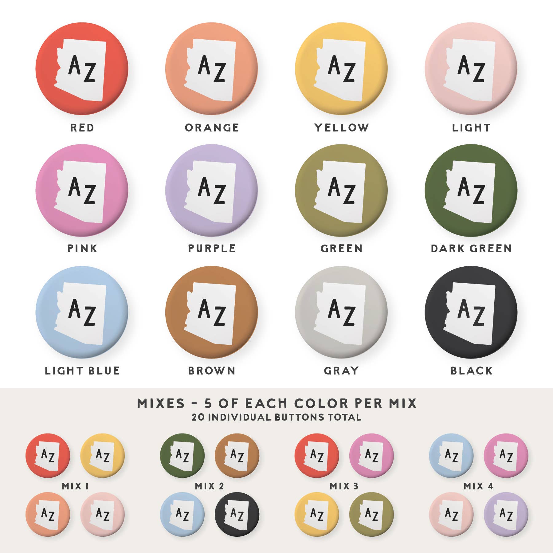 Easyhand Goods – formerly Onderkast - Venta al por mayor Botón/prendedor - Botón de estado personalizado5