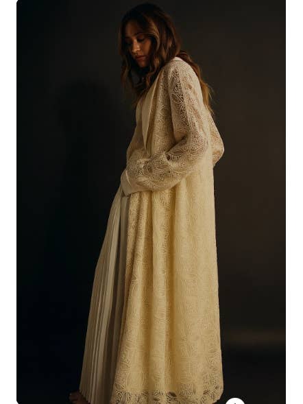 Eternal Lace Duster for wholesale by Mulla