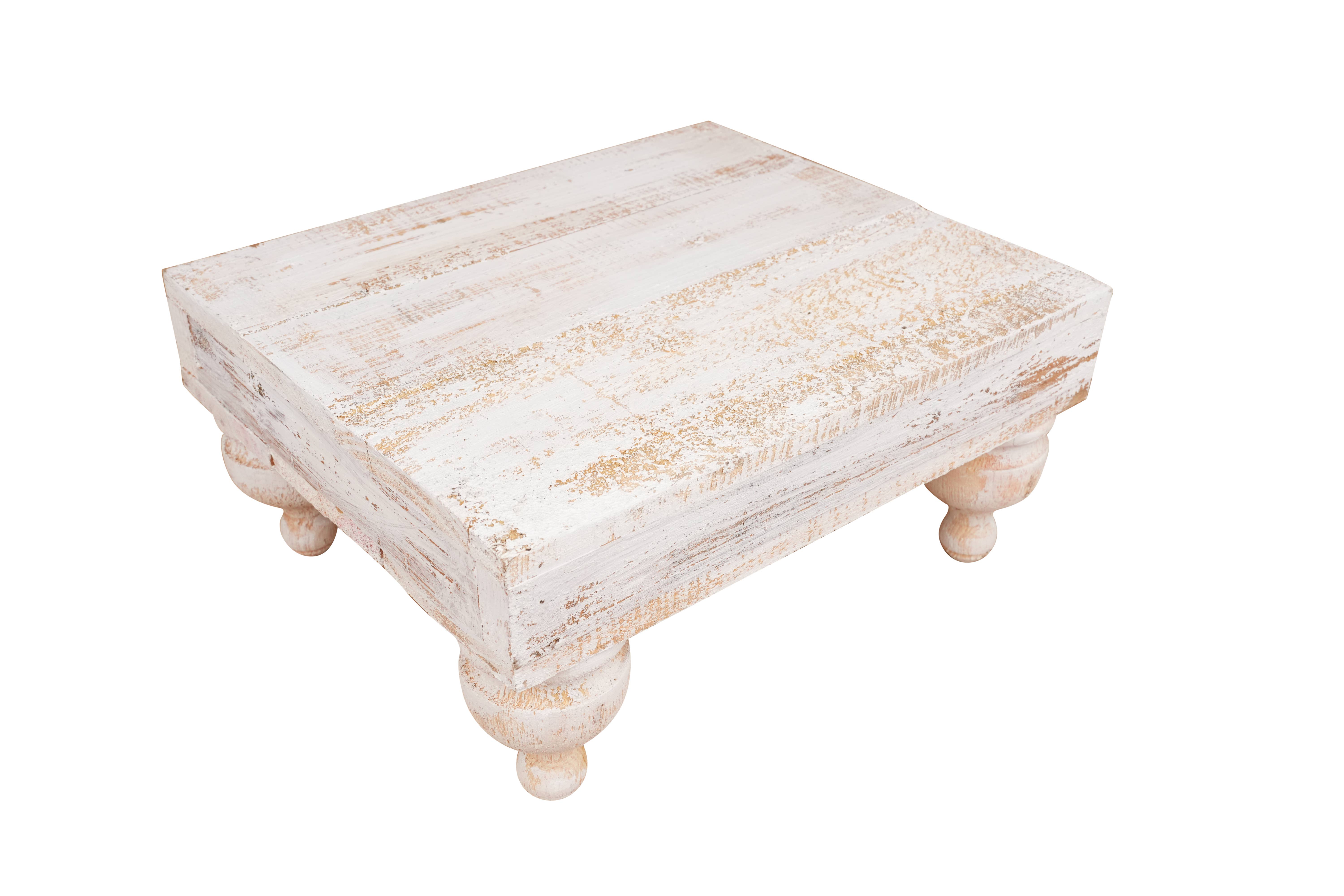 My Amigos Imports - Wholesale Retailer Display - Accessories -  Chula Cake Table Set-Display-Reclaimed Wood-Set 3-White
7