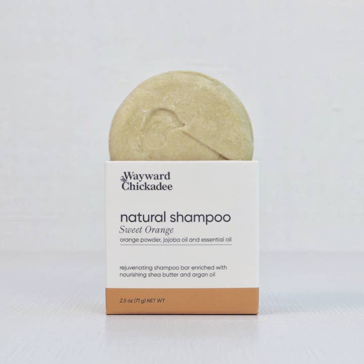 Verjongende vaste shampoo met zoete sinaasappel voor wholesale door Wayward Chickadee