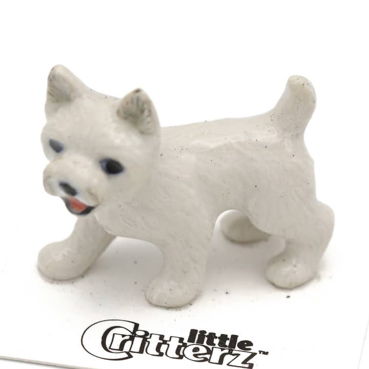 Little Critterz - Wholesale Decorative Figurine - Bailey Westie Porcelain Miniature0
