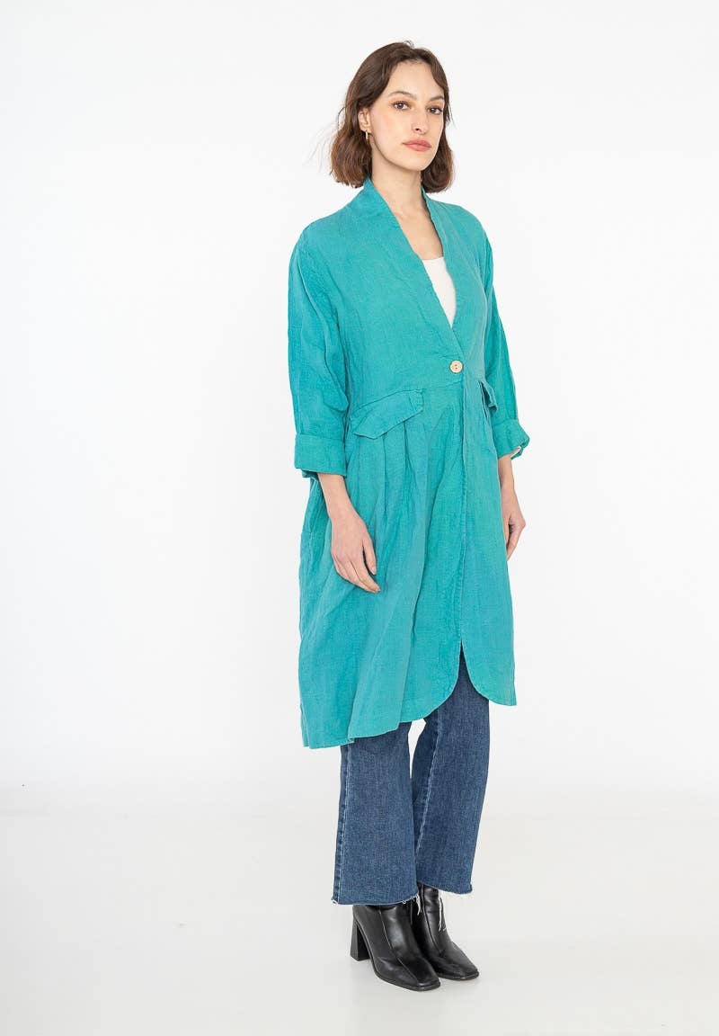 LINEN & COTTON HOUSE - Wholesale Jacket - Women's - 1142 SPRING SUMMER CLOTHING LINEN JACKET42