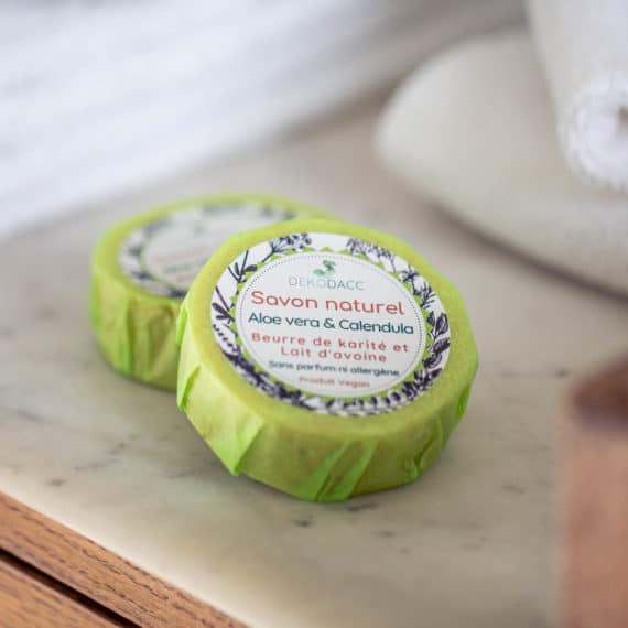 DEKODACC - Wholesale Bar Soap - 100% natural Aloe vera, calendula & oat milk soap