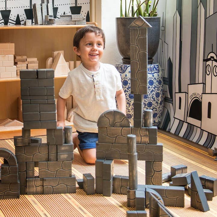 100 Piece Large Unit Rocks Set for wholesale by Unit Bricks