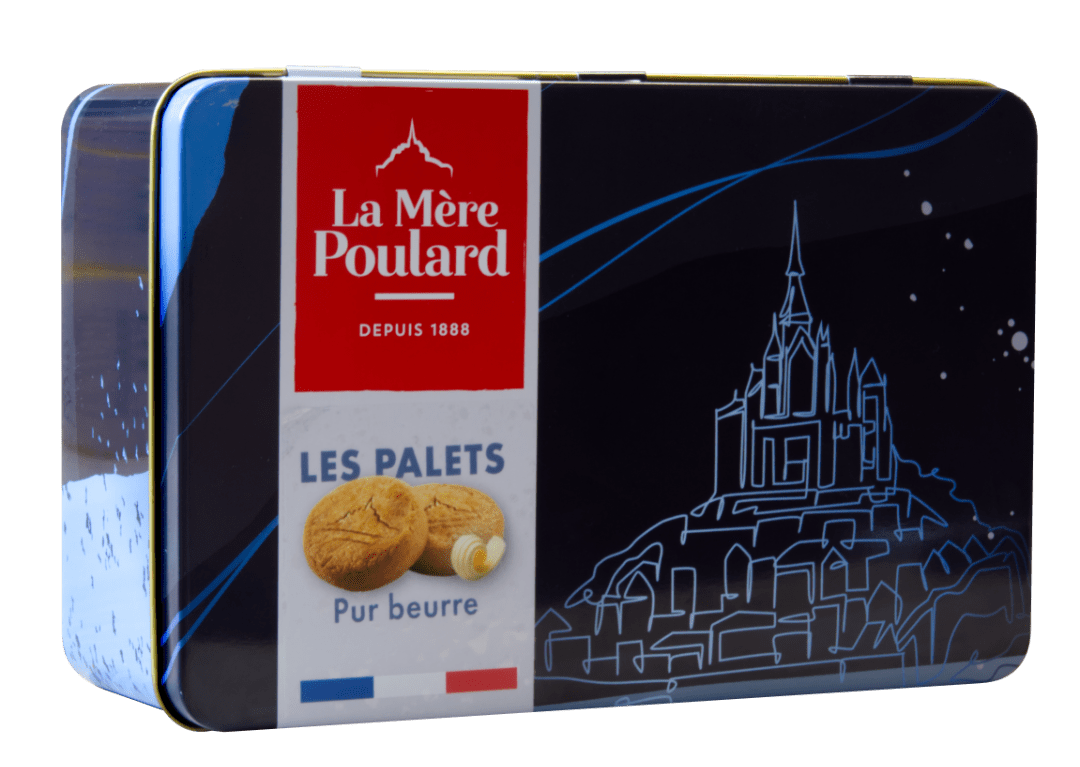 Biscuiterie La Mère Poulard - Venta al por mayor Galletas - CAJA DE AZÚCAR MILLESIME PALETAS 300G2