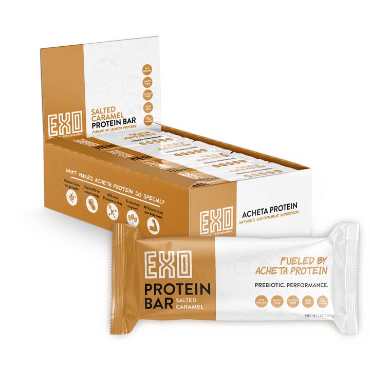 Hoppy Planet Foods, LLC - Wholesale Snack Bar - EXO Salted Caramel Prebiotic Protein Bar2