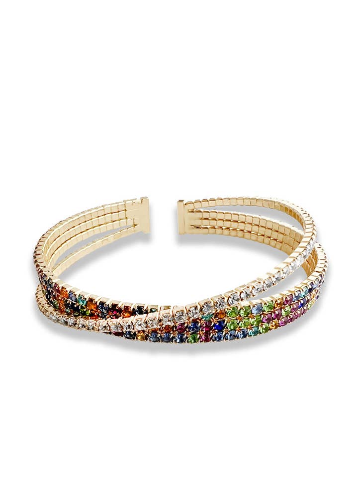 Manchette arc-en-ciel Celebrate Love pour la vente par ZAXIE by Stefanie Taylor