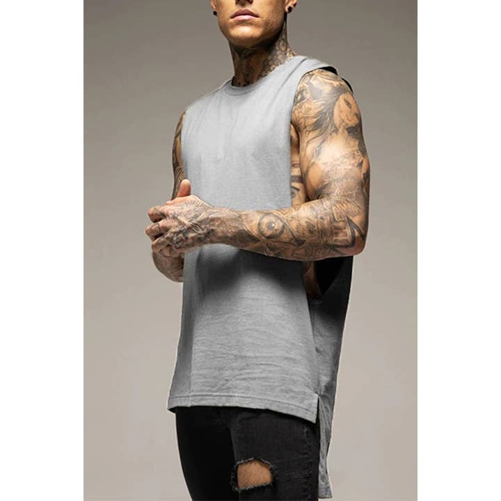 Paperdoll - Wholesale Tank top – Men's - Gym Fitness Workout Cotton Sleeveless Shirt8