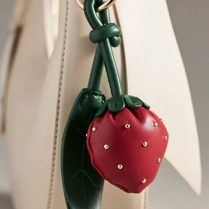 MiMi Wholesale - Wholesale Keychain - Women's - TG10810 Strawberry Keychain/Bag Charm2