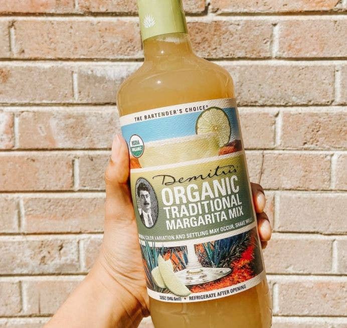 Demitri's Gourmet Mixes - Wholesale Cocktail Mix/Syrup - Demitri's Organic Traditional Margarita Mix (Case of 12)2