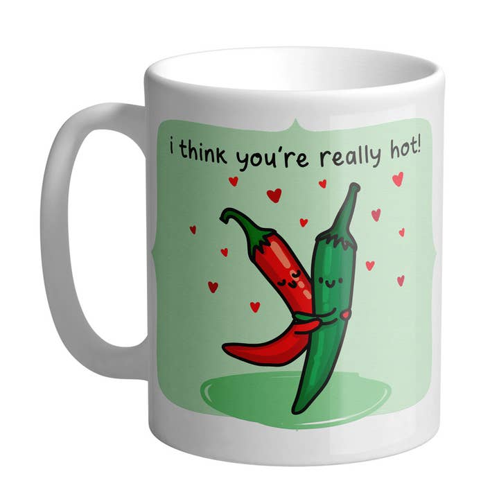 I Think You're Really Hot Mug for wholesale by The Playful Indian