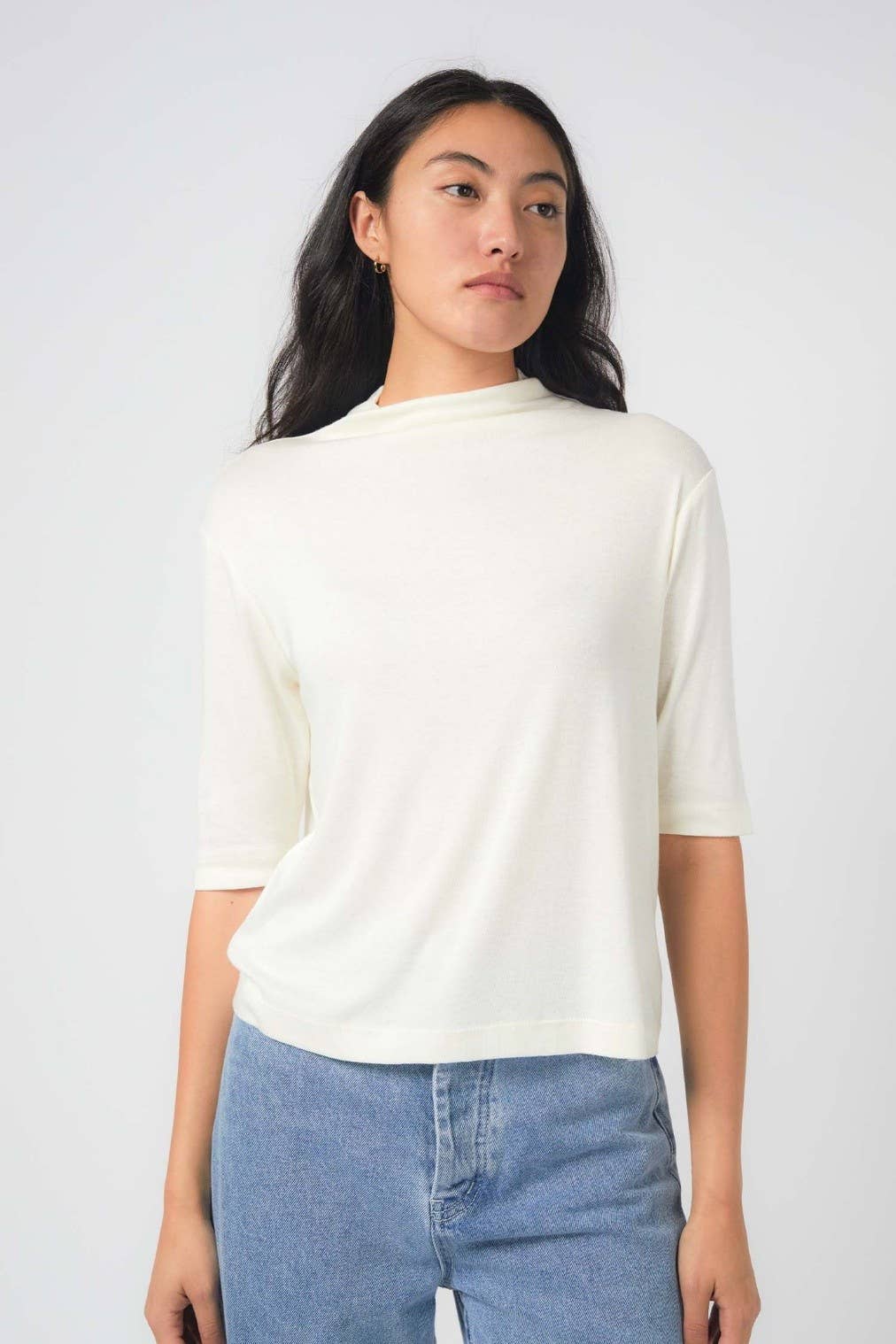 MOD REF – wholesale T-shirt (utan tryck) – Dam – Templet Top V5