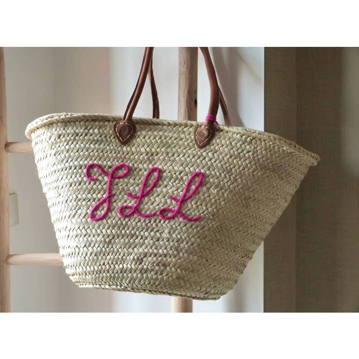 Mikwi - Wholesale Beach Bag - PERSONALIZED BASKET, customized straw Beach bag - WHOLESALE