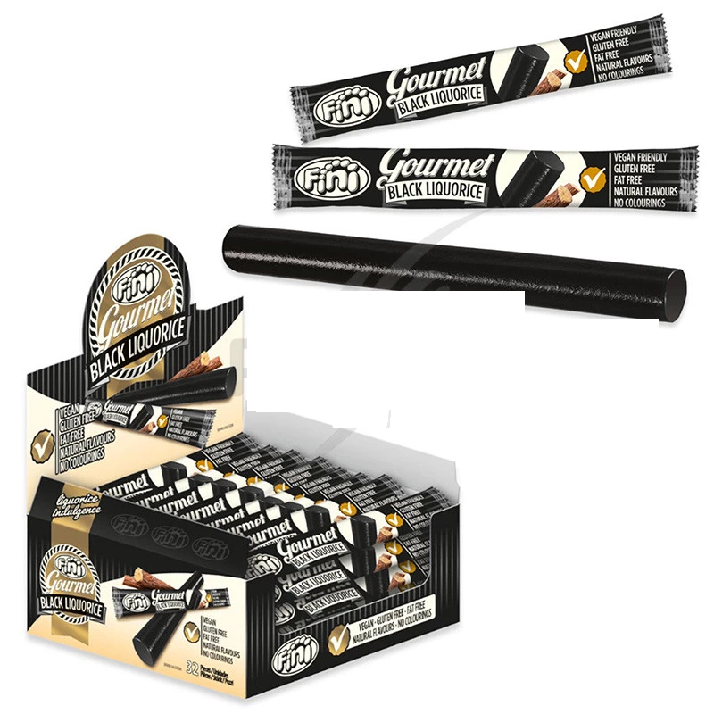 LS GROUP – wholesale Lakrits – Svart lakritsstång 13 cm0