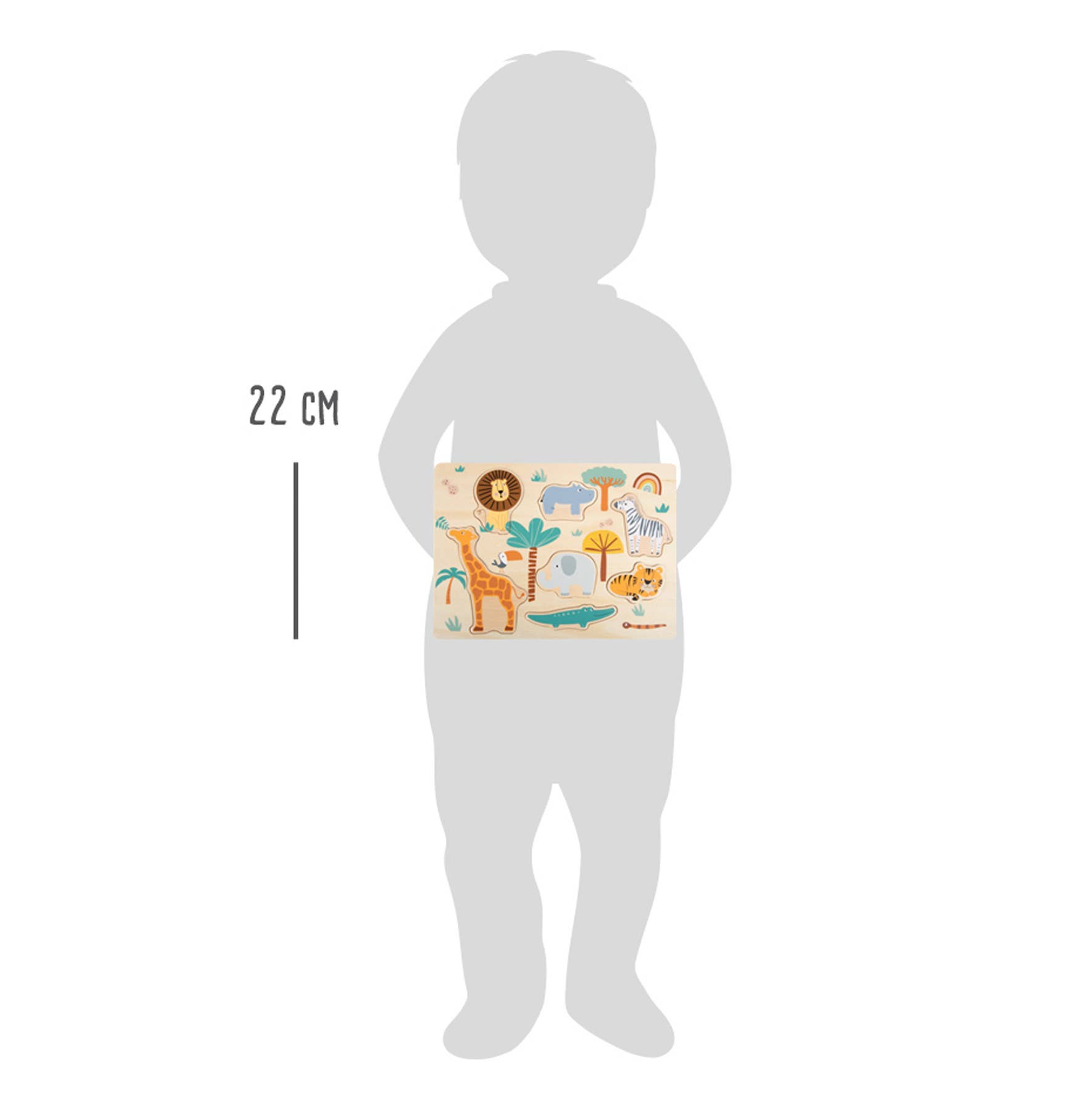 small foot – Großhandel Puzzle – Kinder – Setzpuzzle „Safari“ | Motorikspielzeug | Holz3