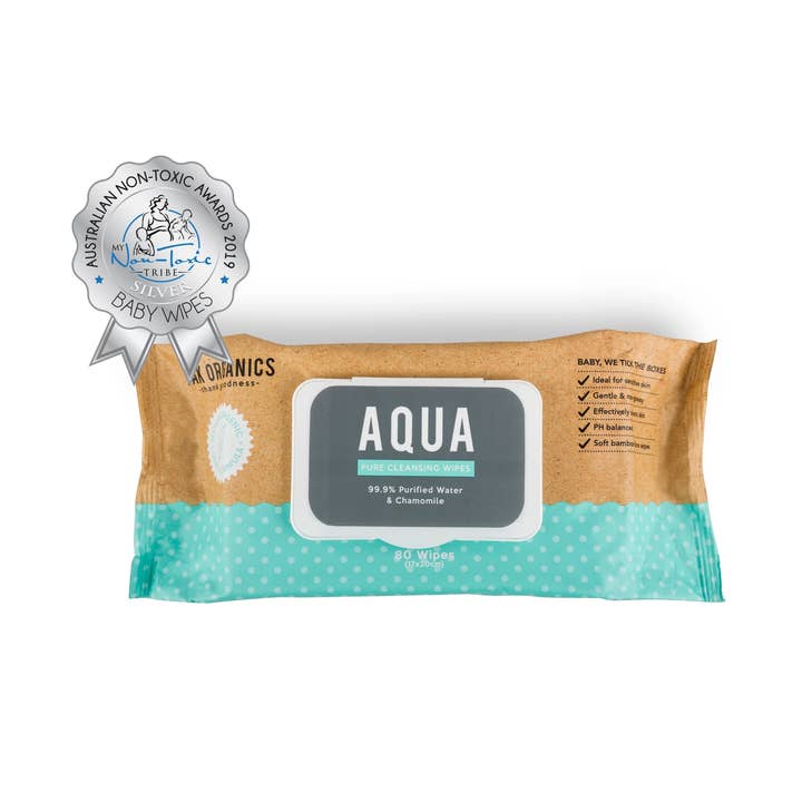 JAK ORGANICS - Wholesale Face & body wipes - Aqua - Bamboo Water Wipes2