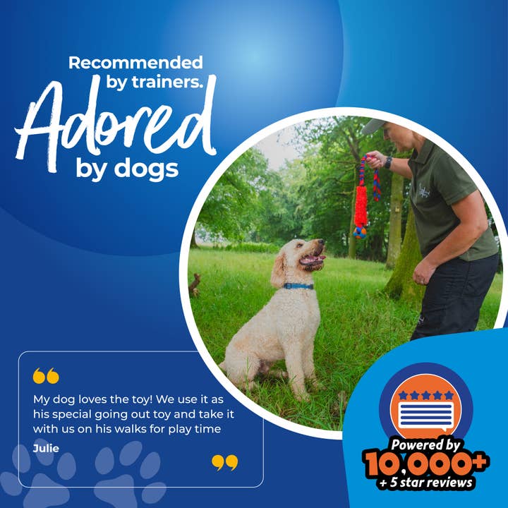 Tug-E-Nuff - Venta al por mayor Juguete de soga - Perros - Juguete para perros Fauxtastic PowerBall con bungee resistente | Tug-E-Nuff7