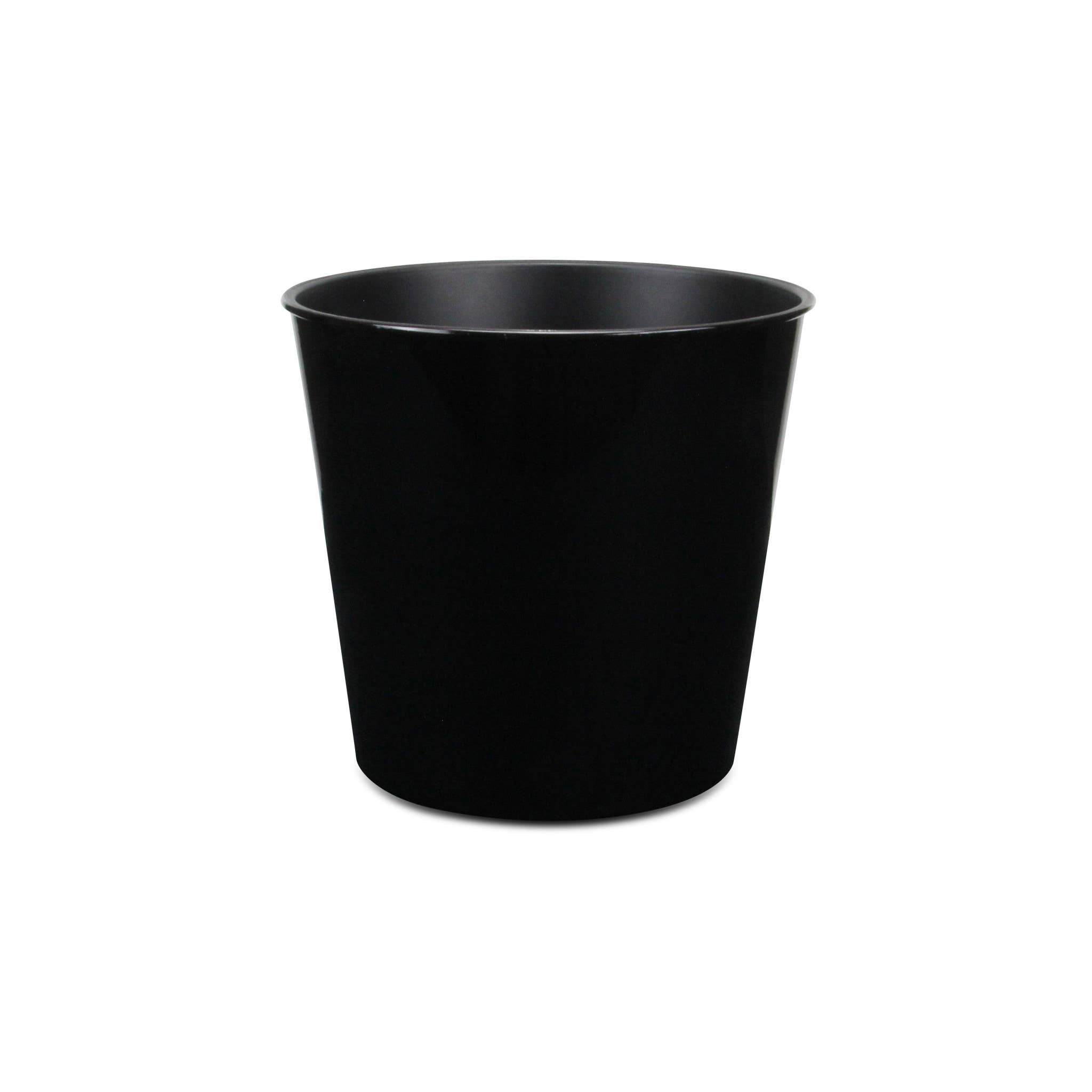 HomeRoots - Wholesale Plant pot - 11" Black Recycled Plastic Indoor Outdoor Round Pot Planter1